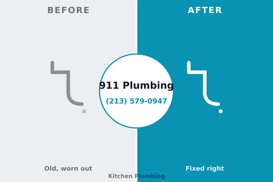 Before and after: plumbing repair Colfax, CA